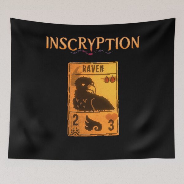 Item preview, Inscryption Psychological Horror Raven Card Game Halloween Scary Spooky Dark Escape-room Puzzles designed and sold by Xeuno.