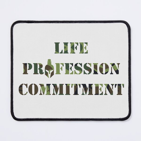 Item preview, "Life Profession Commitment" Collection, Military, Army, Camouflage, Spartan-Style, Sparta, Spartan designed and sold by GGlobeStudio.