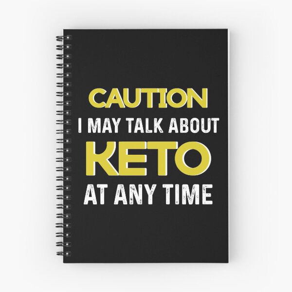 Item preview, Caution: I May Talk About Keto at Any Time. Hilarious Keto Diet gifts #KetoDiet #Ketosis #ketoholic designed and sold by AmazingEcraft.