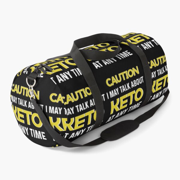 Item preview, Caution: I May Talk About Keto at Any Time. Hilarious Keto Diet gifts #KetoDiet #Ketosis #ketoholic designed and sold by AmazingEcraft.