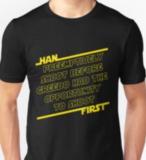 Han Shot Greedo Unisex T-Shirt