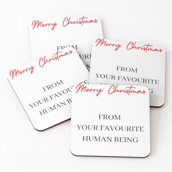 Item preview, Merry Christmas from your favourite human being designed and sold by TextToTee.