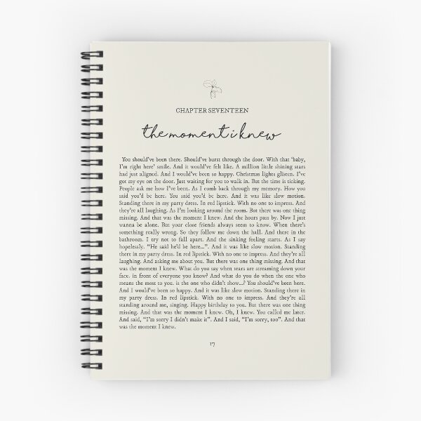 Item preview, The Moment I Knew Lyrics designed and sold by queseraseraa.