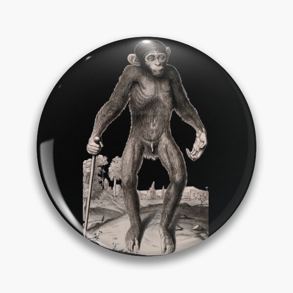 Item preview, Chimpanzee Standing in Landscape designed and sold by MyxTees.