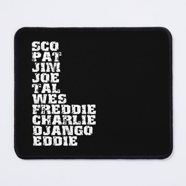 Item preview, Famous Influential Jazz Guitar Players List designed and sold by bauwau-design.