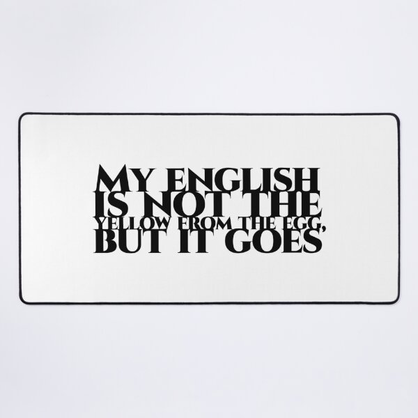 Item preview, My english is not the yellow from the egg, but it goes - black designed and sold by pASob-dESIGN.