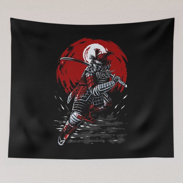 Item preview, Japanese samurai warrior bushido sword martial arts graphic designed and sold by brunsch-print.