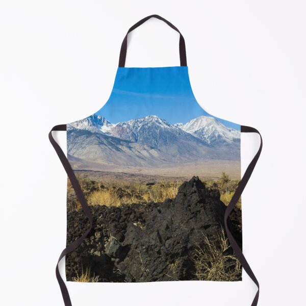 Item preview, Lava rock formation with mountains in distance along U.S. Highway 395, north of Independence, California, in the broad Owens Valley west of Death Valley designed and sold by OrcaNature.