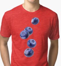 Fallende Blaubeeren Vintage T-Shirt