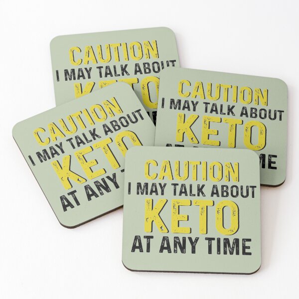 Item preview, Hilarious Keto Diet gifts. Caution: I May Talk About Keto at Any Time #KetoDiet #Ketosis #ketoholic designed and sold by AmazingEcraft.