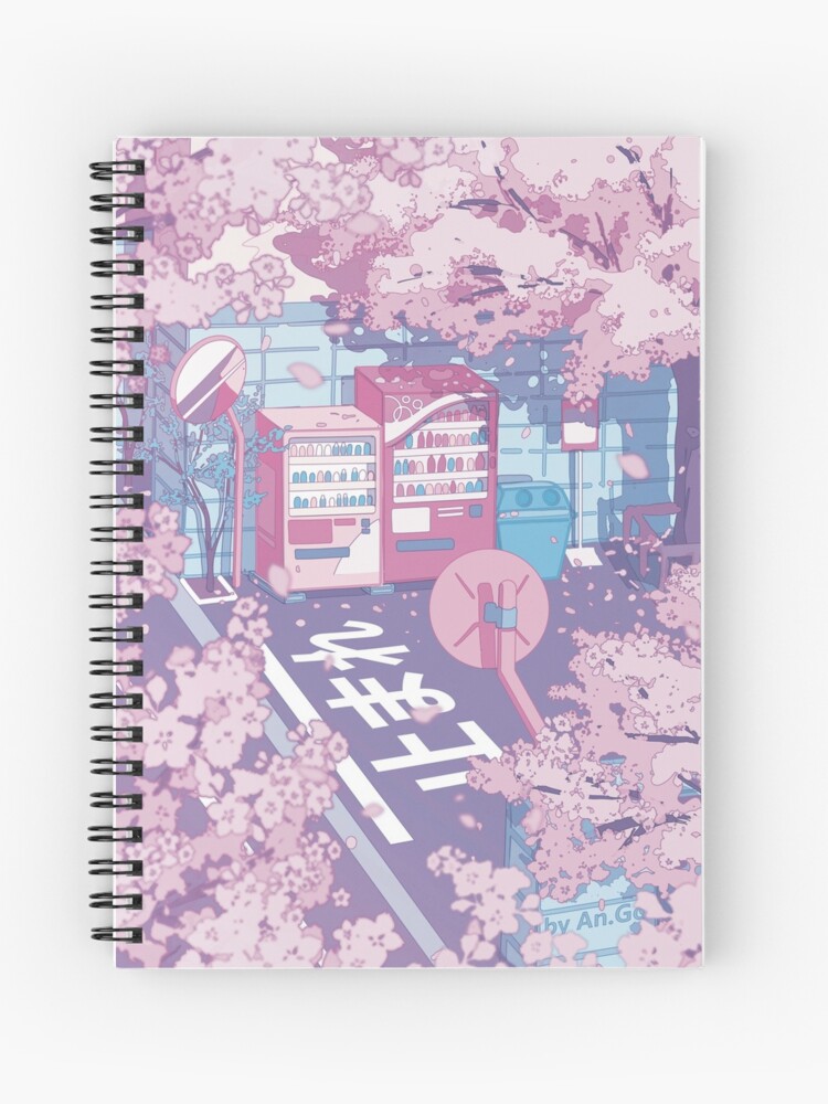 Notebook Kawaii Japanese, Retro Style Sketchbook