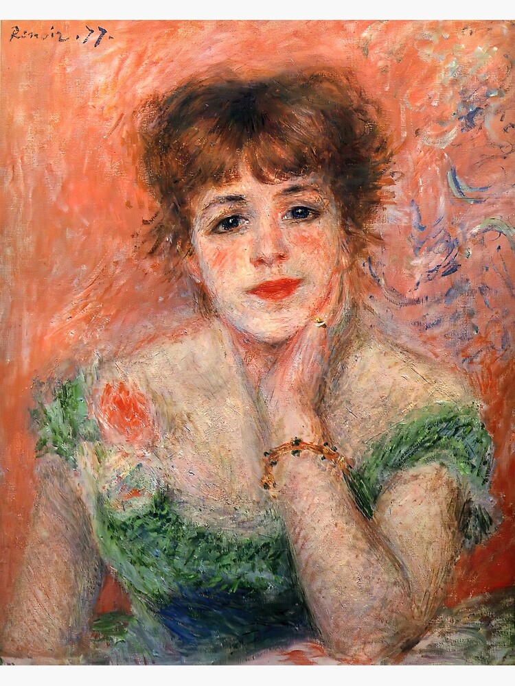Pierre-Auguste Renoir - Jeanne Samary in a Low Necked Dress by TheSoulOfArt