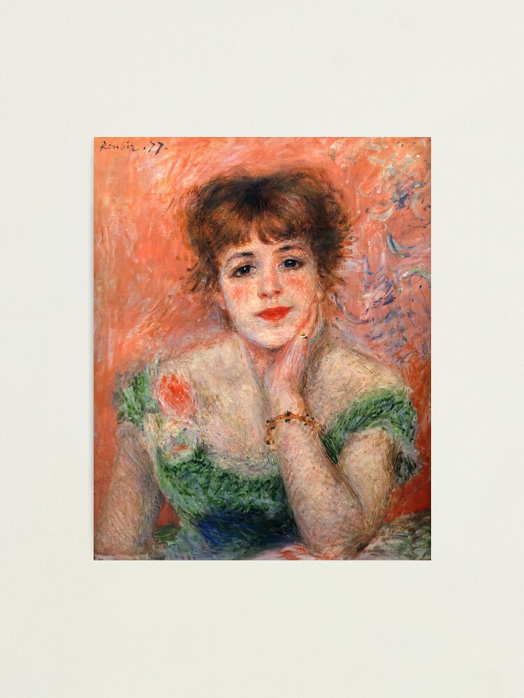Alternate view of Pierre-Auguste Renoir - Jeanne Samary in a Low Necked Dress Photographic Print