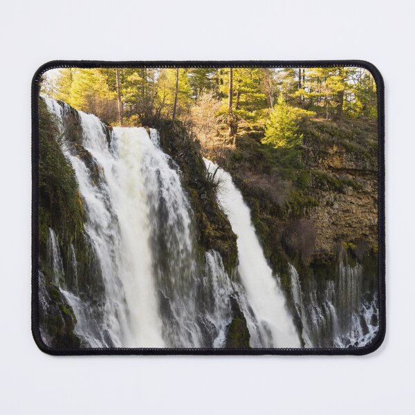 Item preview, The waterfall at MacArthur-Burney Falls Memorial State Park in California designed and sold by OrcaNature.
