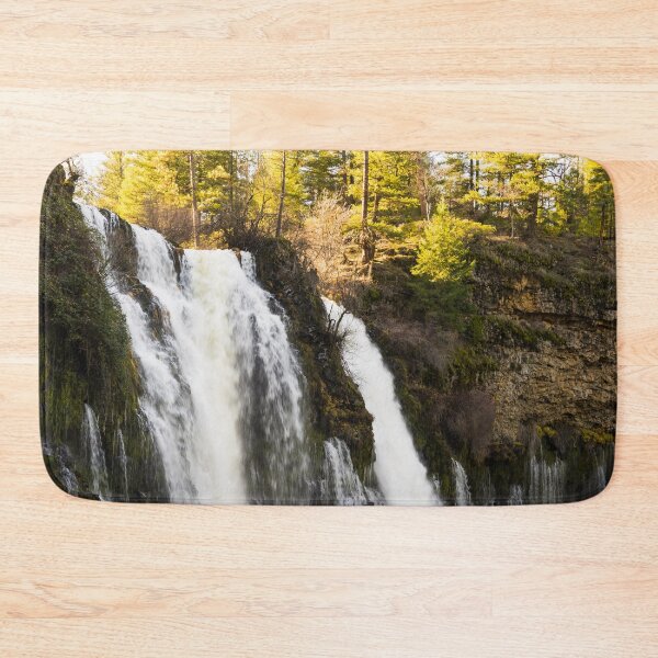 Item preview, The waterfall at MacArthur-Burney Falls Memorial State Park in California designed and sold by OrcaNature.