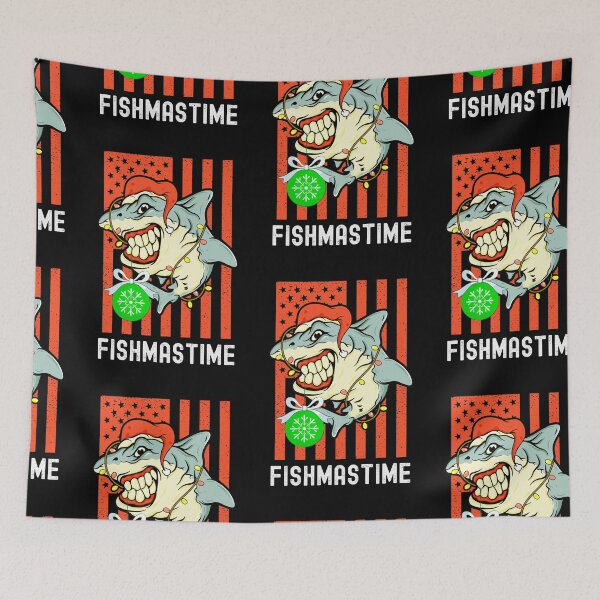 Item preview, Merry Fishmas, Fishmastime designed and sold by SportyDogShop.