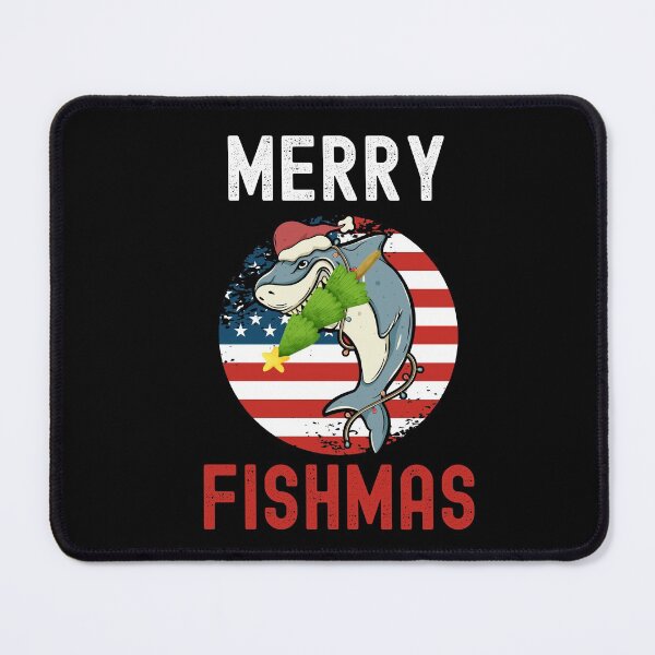Item preview, Merry Fishmas, Fishmastime designed and sold by SportyDogShop.