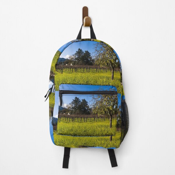 Item preview, Wild mustard plants bring color to the otherwise dormant vines of California's Napa Valley in wintertime designed and sold by OrcaNature.
