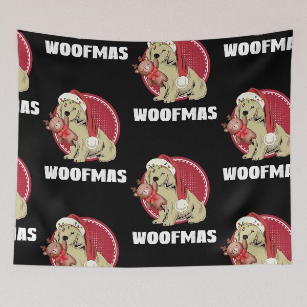 Item preview, Merry Woofmas, Woofmas designed and sold by SportyDogShop.