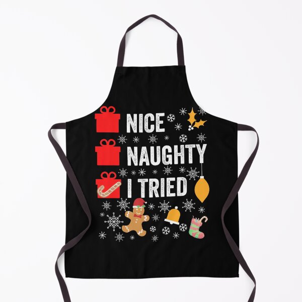 Item preview, Nice Naughty I Tried - Santa's Naughty List, Funny Christmas designed and sold by AMINE ★★★★★.