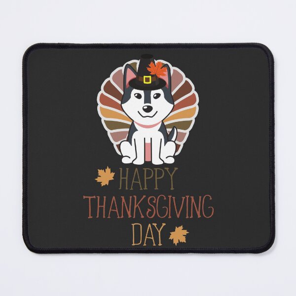 Item preview, Funny and Cute Happy Thanksgiving Turkey Husky Gift For Dogs Lover designed and sold by Diferenty Shop ⭐⭐⭐⭐⭐.