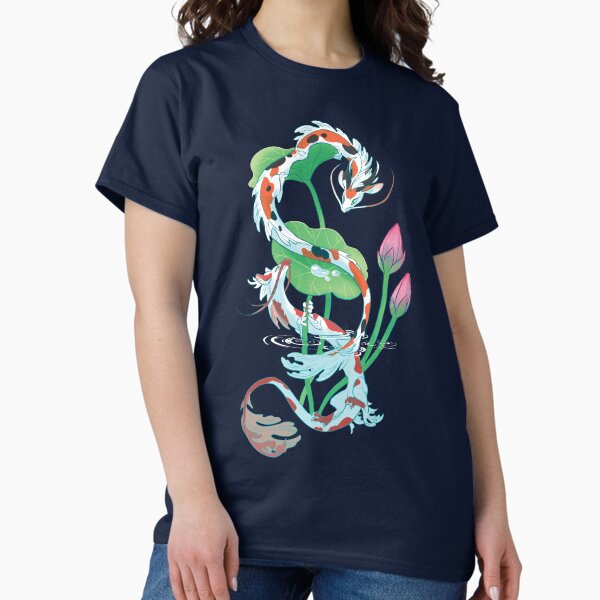Vista previa del artículo con la obra «Compañero Dragón Koi», diseñado y vendido por mamath.