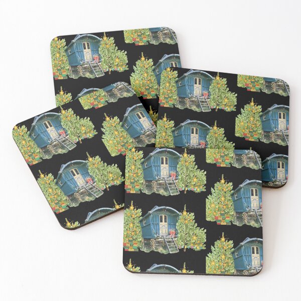 Item preview,  Traveller, Romany Gypsy, vardo , caravan Christmas cards set of 12 designed and sold by amy greaves.