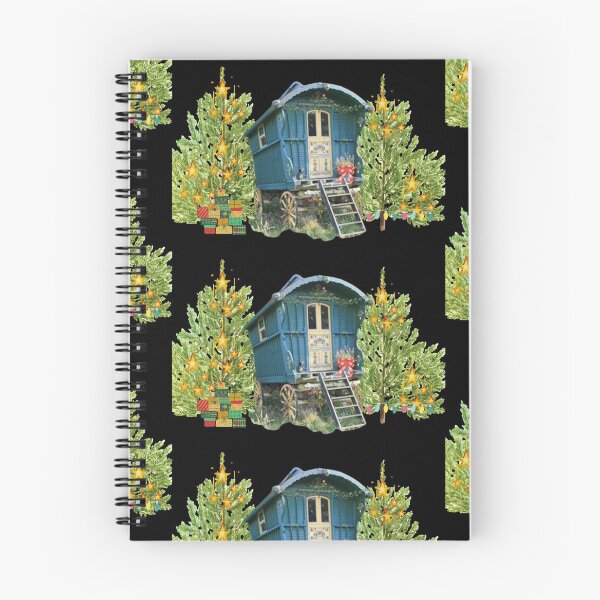 Item preview, Juego de 12 tarjetas de Navidad para viajeros, gitanos, vardo, caravanas designed and sold by amy greaves.