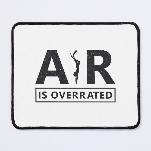 Item preview, Freediver Freediving Air Is Overrated Diving Apnoe designed and sold by tshirtconcepts.
