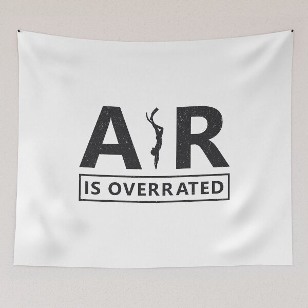 Item preview, Freediver Freediving Air Is Overrated Diving Apnoe designed and sold by tshirtconcepts.