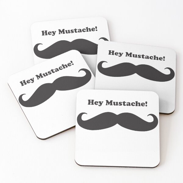 Item preview, Hey Mustache! designed and sold by GarfunkelArt.