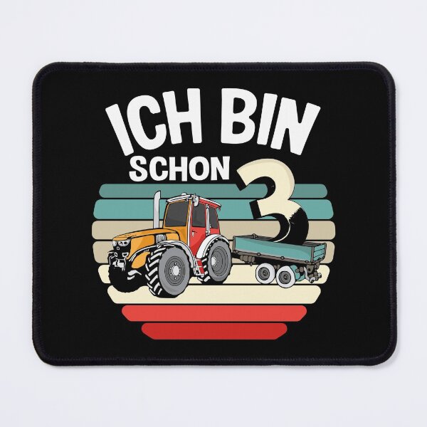 Item preview, Children's 3 year birthday boy tractor tractor with trailer designed and sold by brunsch-print.