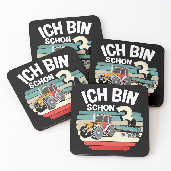 Item preview, Children's 3 year birthday boy tractor tractor with trailer designed and sold by brunsch-print.