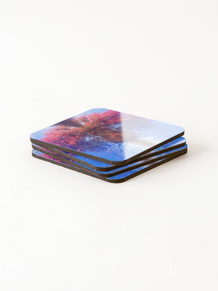 Thumbnail 4 of 5, Coasters (Set of 4), Reflection designed and sold by DevynStone.