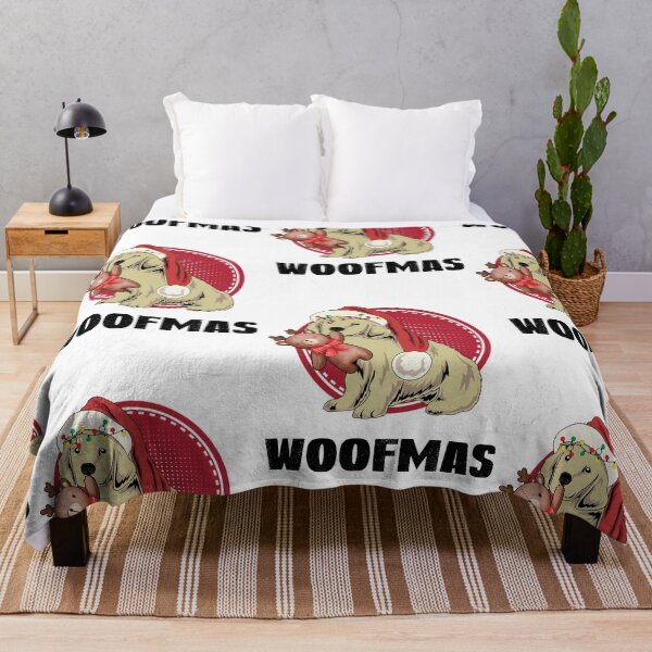 Item preview, Merry Woofmas, Woofmas designed and sold by SportyDogShop.