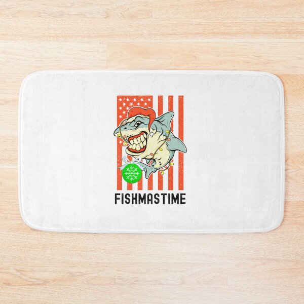 Item preview, Merry Fishmas, Fishmastime designed and sold by SportyDogShop.