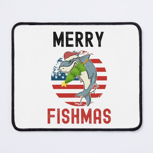 Item preview, Merry Fishmas, Fishmastime designed and sold by SportyDogShop.