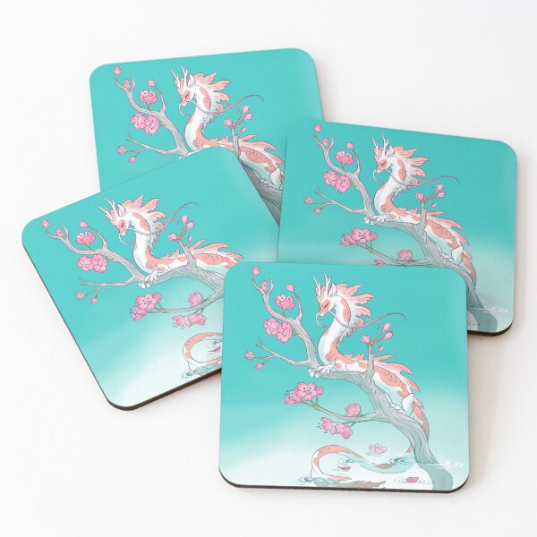 Item preview, Koi Dragon Serene Sakura designed and sold by mamath.