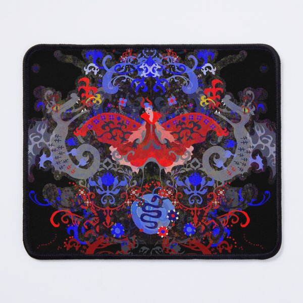 Item preview, Polyamory Dragon Damask -- Polyamorous Pride Flag Colors  designed and sold by ArgyleImp.