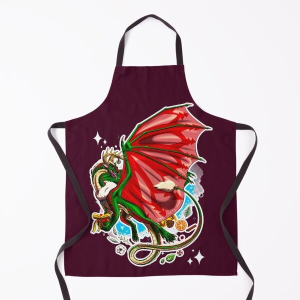 Item preview, Yule Holiday Dragon designed and sold by Kimberly Holbrook Arts.