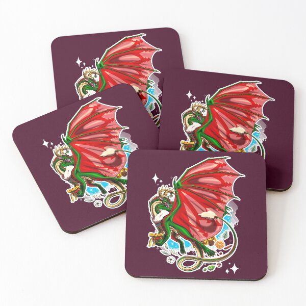 Item preview, Yule Holiday Dragon designed and sold by Kimberly Holbrook Arts.
