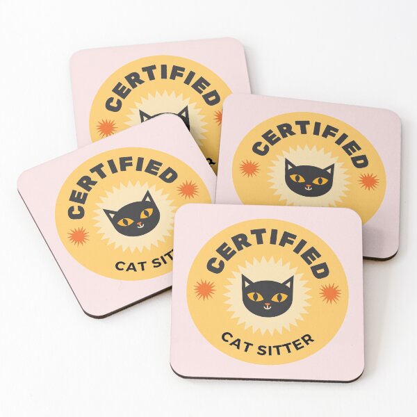 Item preview, Certified Cat Sitter designed and sold by Lovely-Cat-Shop.