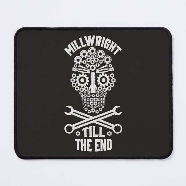 Item preview, Millwright Worker Wrench Skull Art designed and sold by MrEddie10.