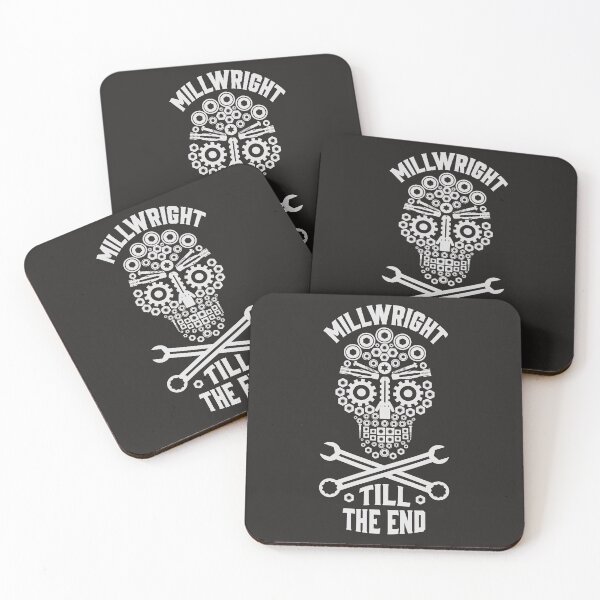 Item preview, Millwright Worker Wrench Skull Art designed and sold by MrEddie10.