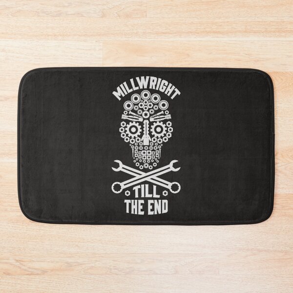Item preview, Millwright Worker Wrench Skull Art designed and sold by MrEddie10.