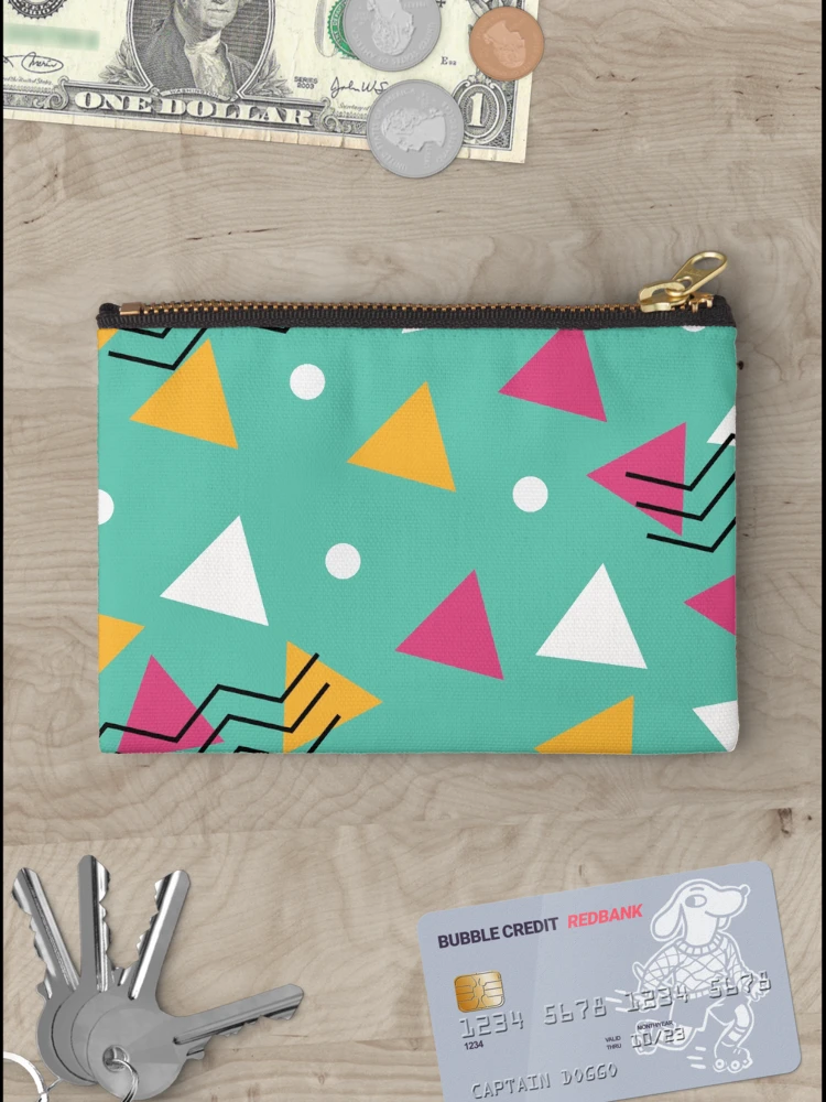 Thumbnail 3 of 4, Zipper Pouch, Colorful Geometric Shapes - Pattern designed and sold by StarsForgers.