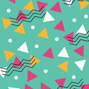 Artwork thumbnail, Colorful Geometric Shapes - Pattern by StarsForgers