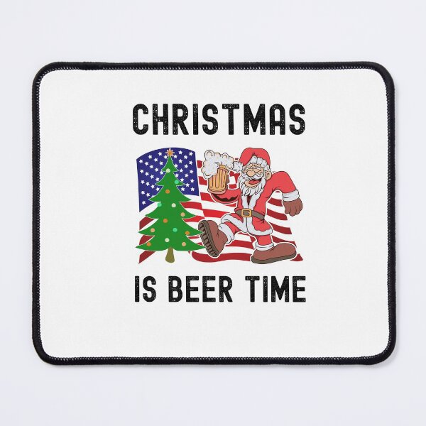 Item preview, Christmas Is Beer Time, Santa And Beer designed and sold by SportyDogShop.