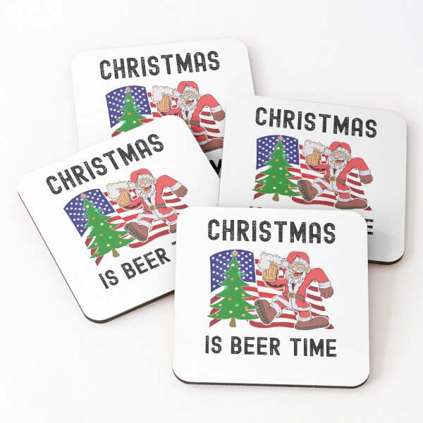 Item preview, Christmas Is Beer Time, Santa And Beer designed and sold by SportyDogShop.