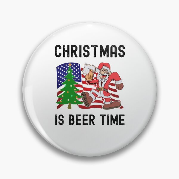 Item preview, Christmas Is Beer Time, Santa And Beer designed and sold by SportyDogShop.